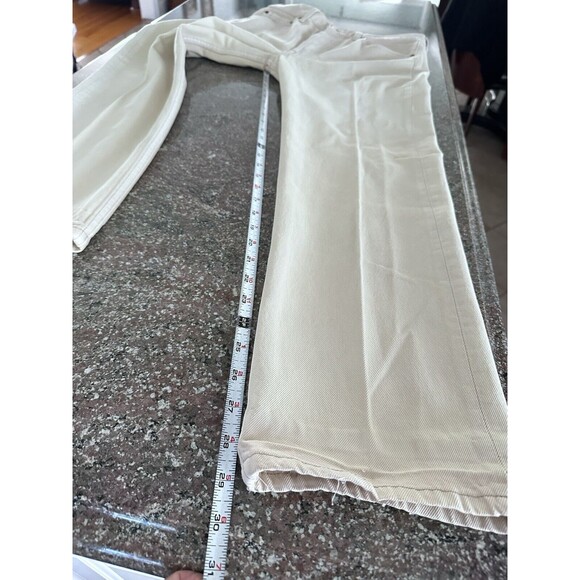 VINTAGE Levi's 501 Jeans Mens 33x29 White Denim Straight Button Fly 90s USA - Picture 13 of 14